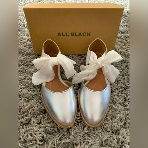 Size 7.5 “All Black” Wedding Shoes